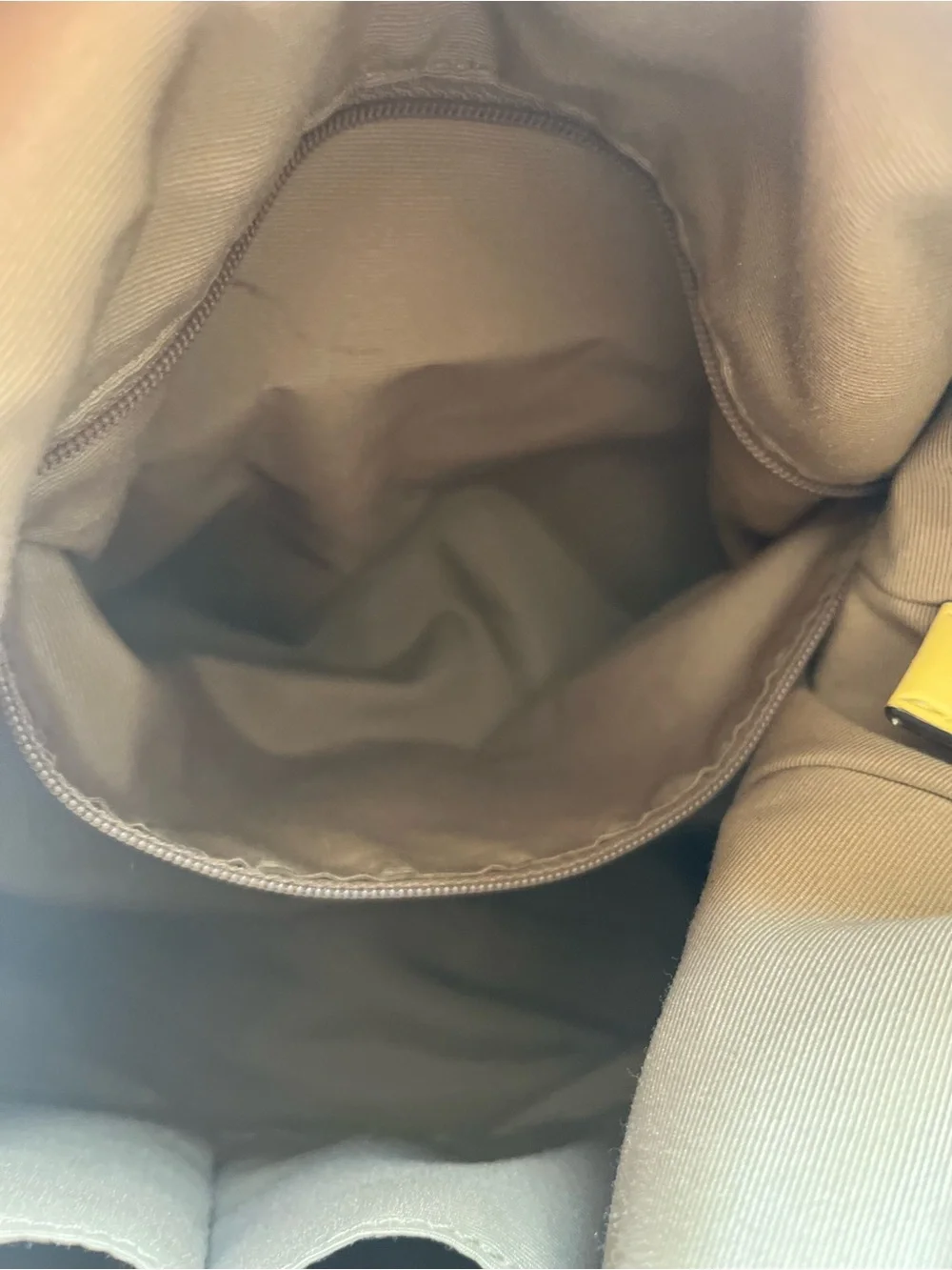 Y2K yellow coach bag